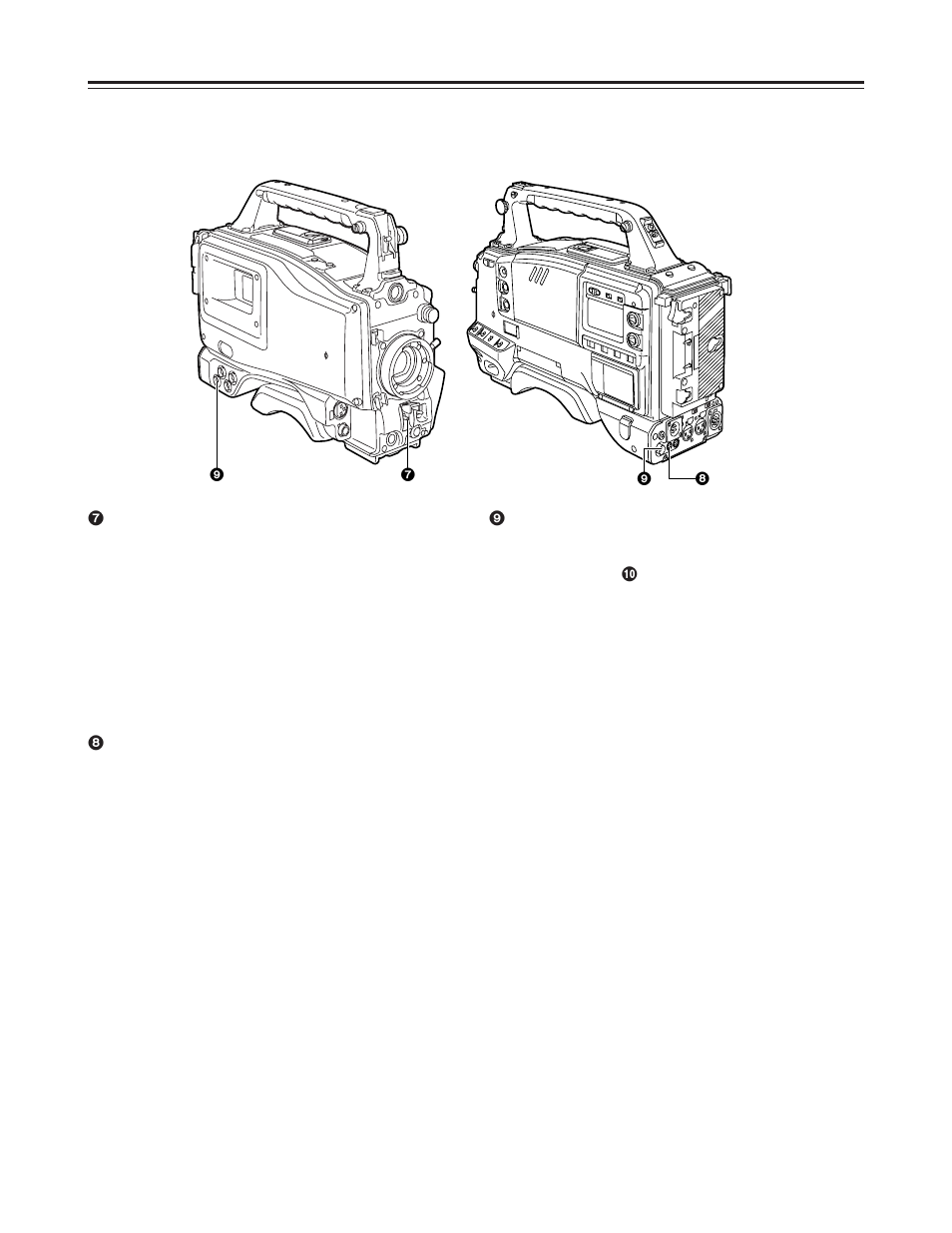 Parts and their functions | Panasonic AJ-HDC27FP User Manual | Page 16 / 134