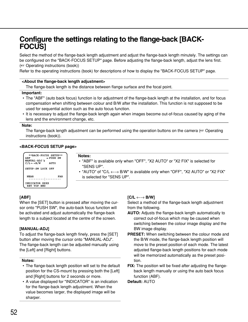 Panasonic WV-NP1000 User Manual | Page 52 / 70