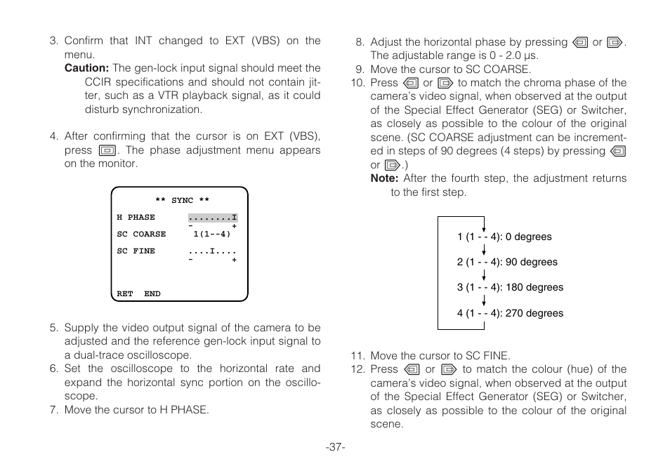 Panasonic WV-CLR920A User Manual | Page 37 / 50