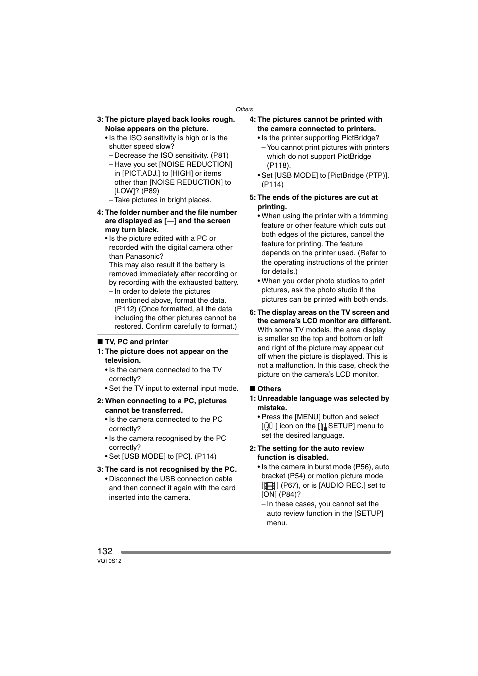 Panasonic DMC-FZ30GN User Manual | Page 132 / 136