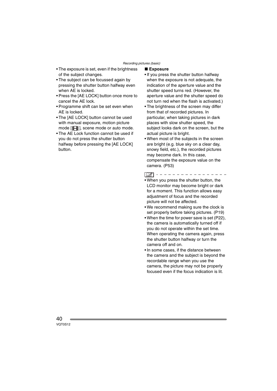 Panasonic DMC-FZ30GN User Manual | Page 40 / 136