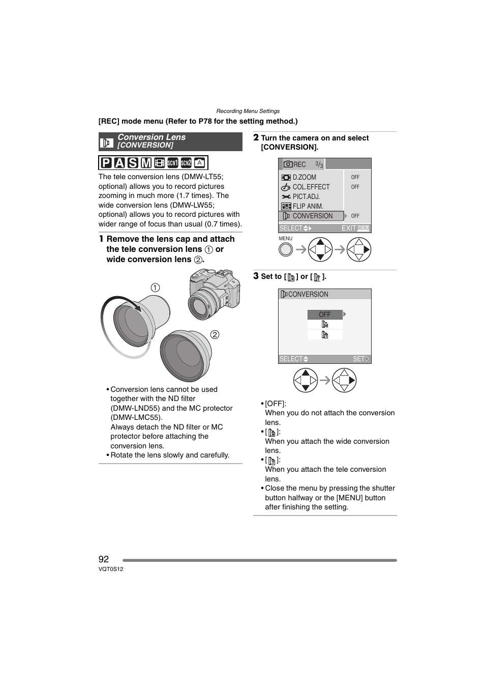 Panasonic DMC-FZ30GN User Manual | Page 92 / 136
