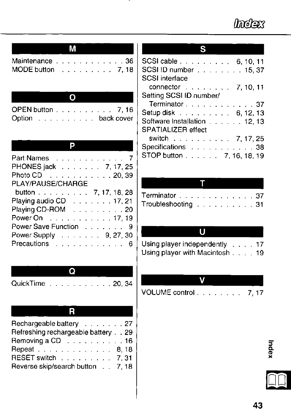 Panasonic KXL-783M User Manual | Page 43 / 44