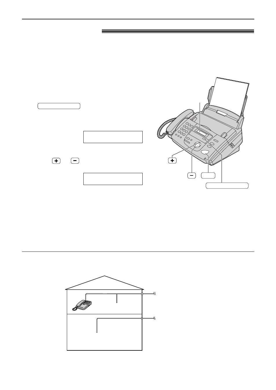 Receiving faxes, Fax only mode ! (all calls are received as faxes) | Panasonic KX-FP152 User Manual | Page 39 / 76