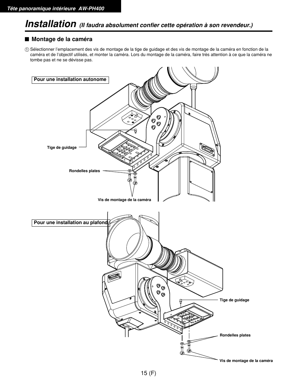 Installation | Panasonic AW-RP400E User Manual | Page 124 / 272