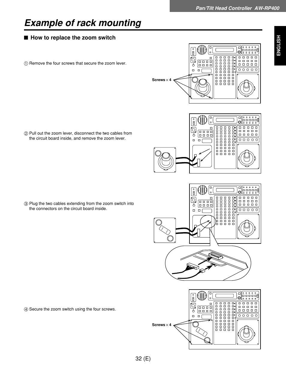 Example of rack mounting | Panasonic AW-RP400E User Manual | Page 33 / 272