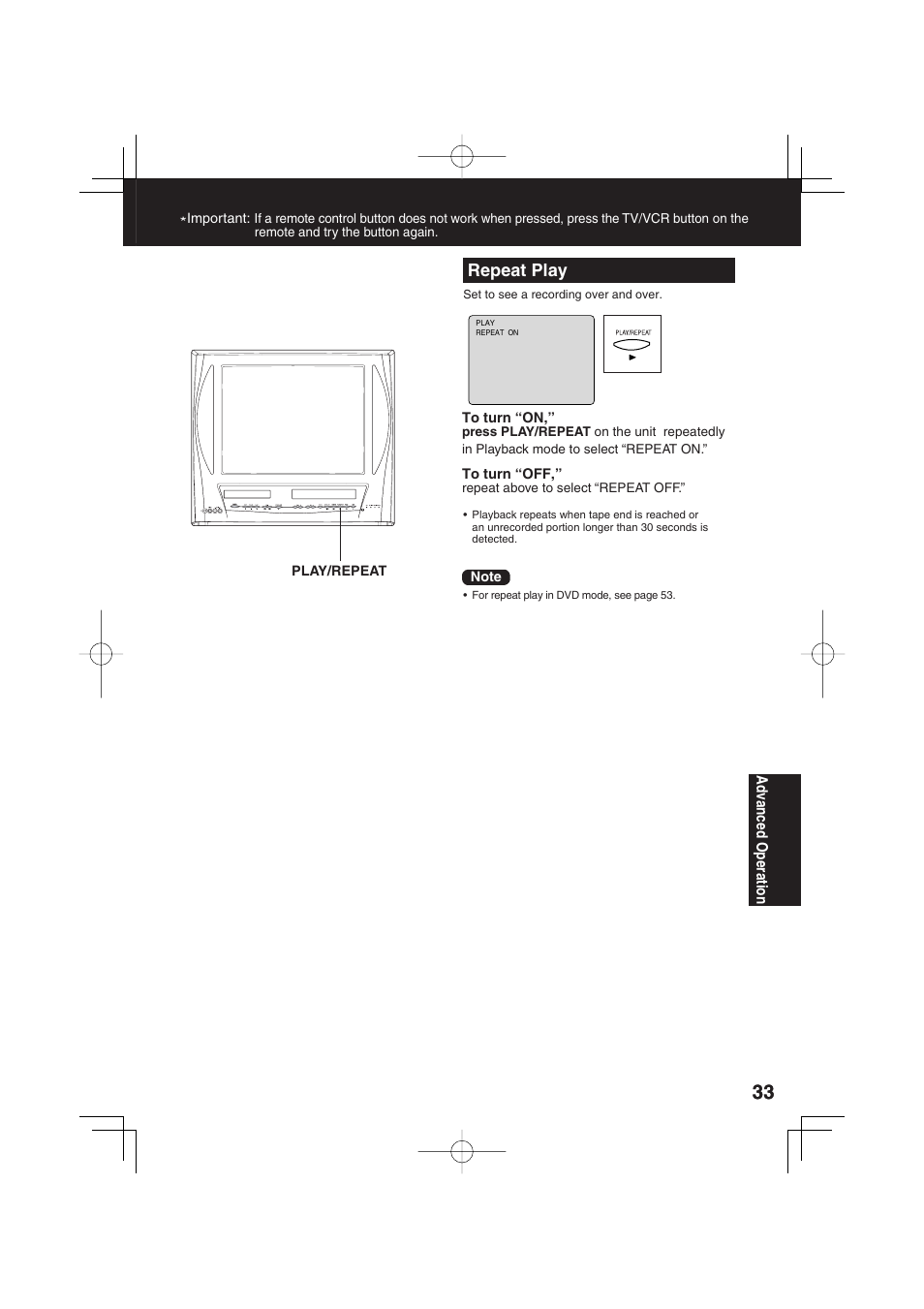Repeat play | Panasonic PV DM2093 User Manual | Page 33 / 76