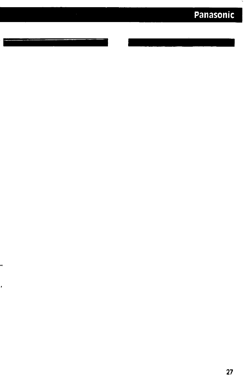 Panasonic RAK-P001 User Manual | Page 27 / 28