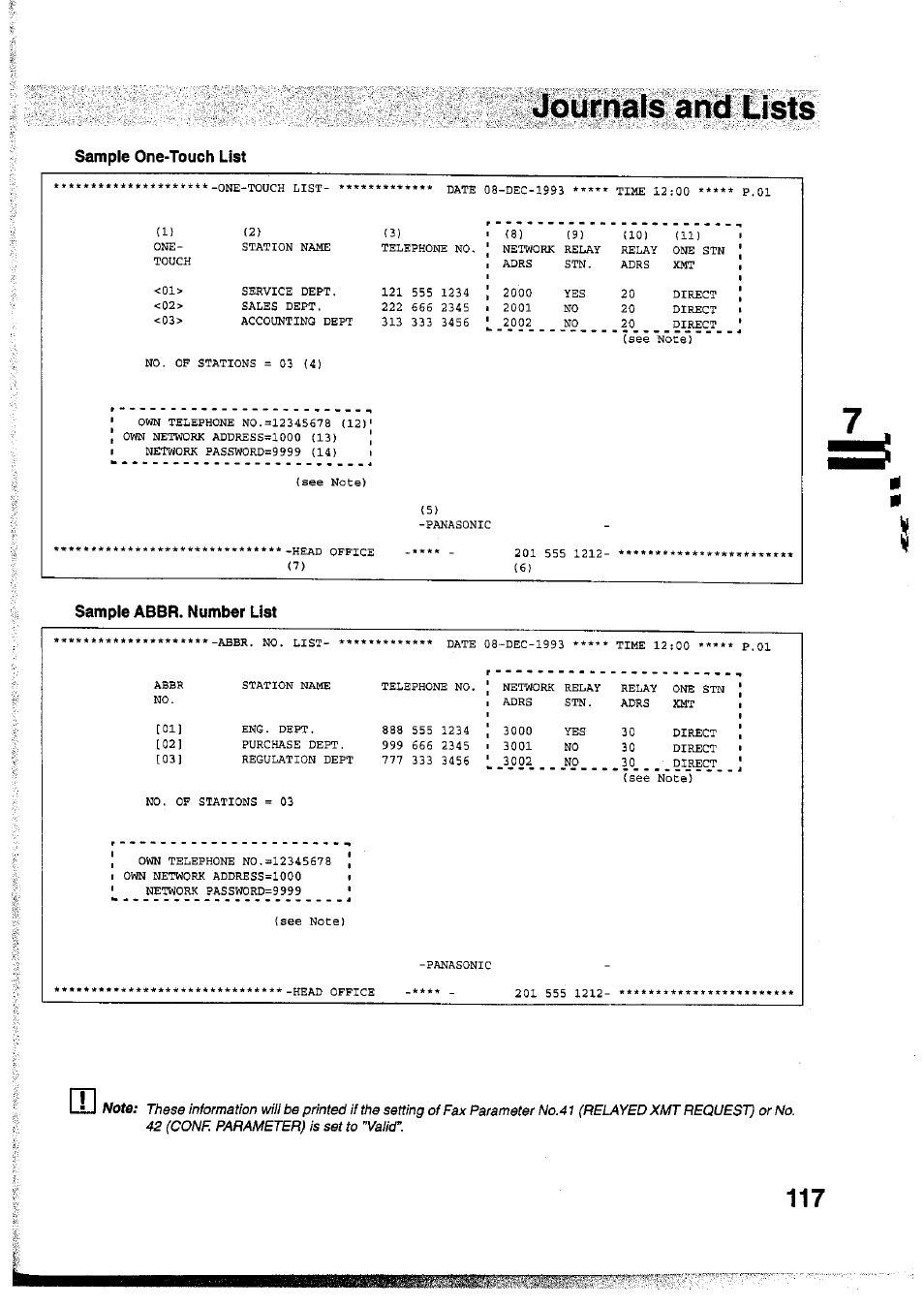 Panasonic Panafax UF-755 User Manual | Page 119 / 148