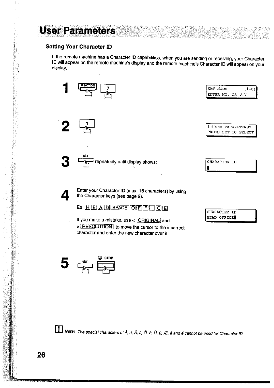 Panasonic Panafax UF-755 User Manual | Page 28 / 148