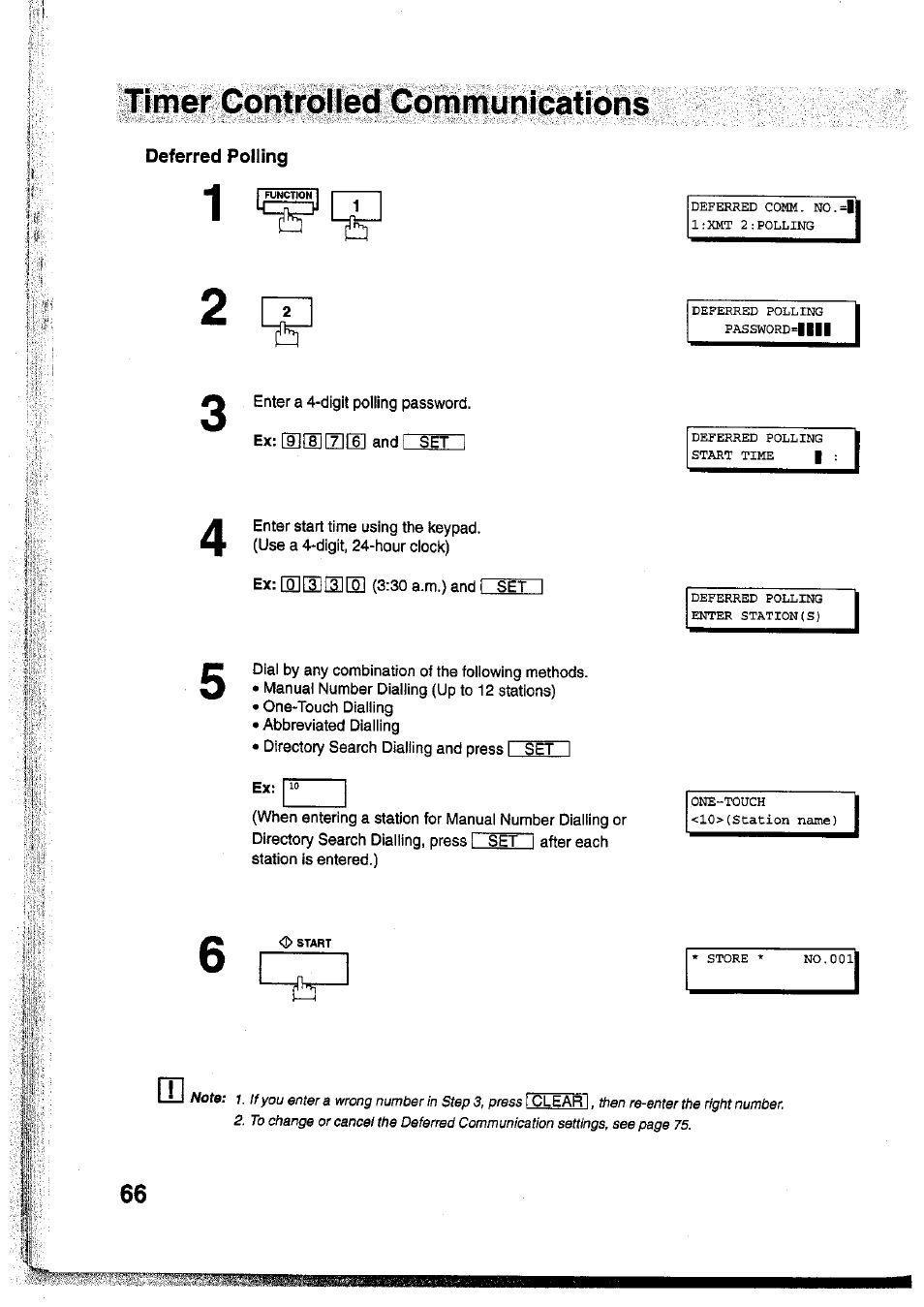 Deferred polling | Panasonic Panafax UF-755 User Manual | Page 68 / 148