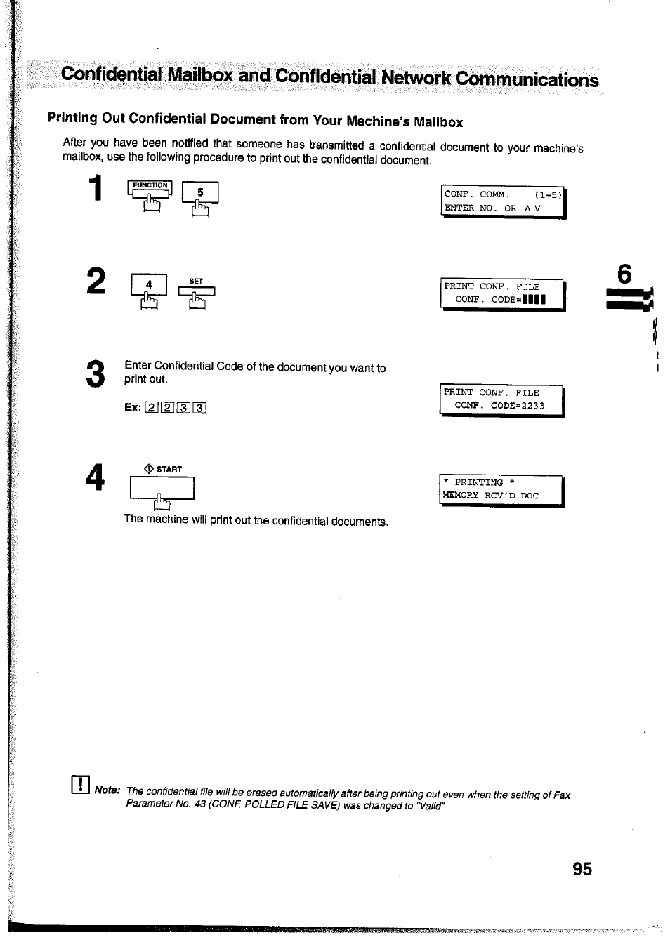 Panasonic Panafax UF-755 User Manual | Page 97 / 148