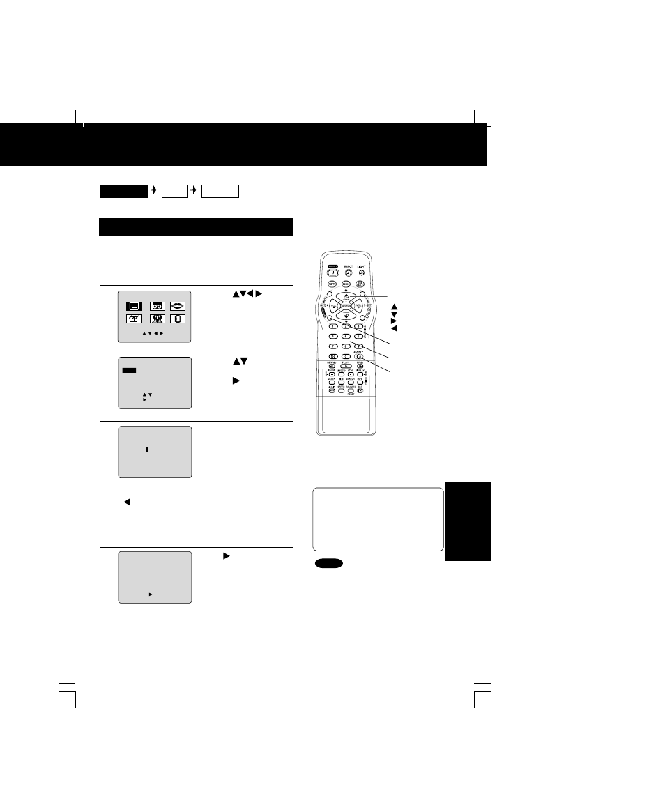 V-chip control feature | Panasonic PV-C2063A User Manual | Page 29 / 40
