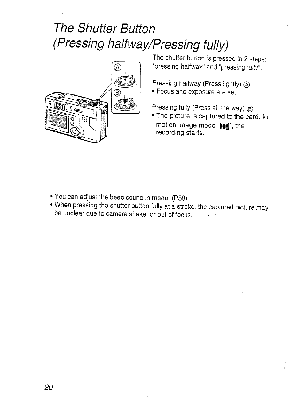 Panasonic DMC-LC20T  EN User Manual | Page 20 / 72