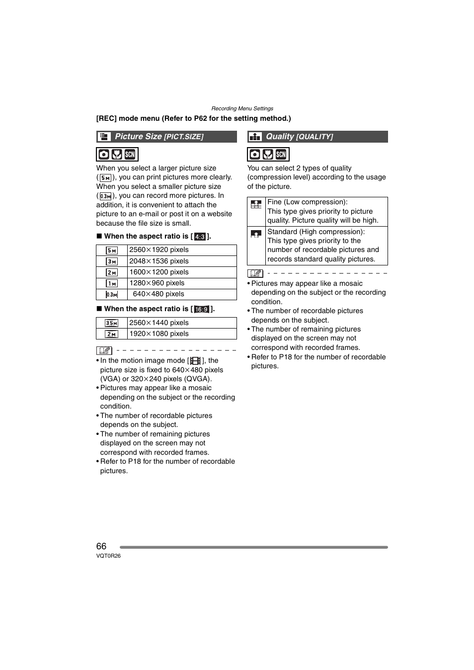 Panasonic DMC-FX8PP User Manual | Page 66 / 116