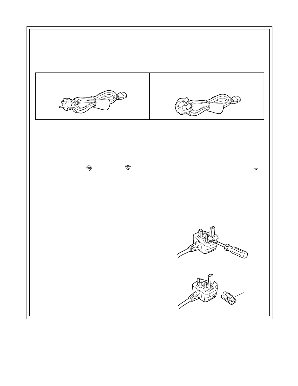 Caution for ac mains lead, 2 (e) | Panasonic DVCPRO50 AJ-D960EG User Manual | Page 2 / 120