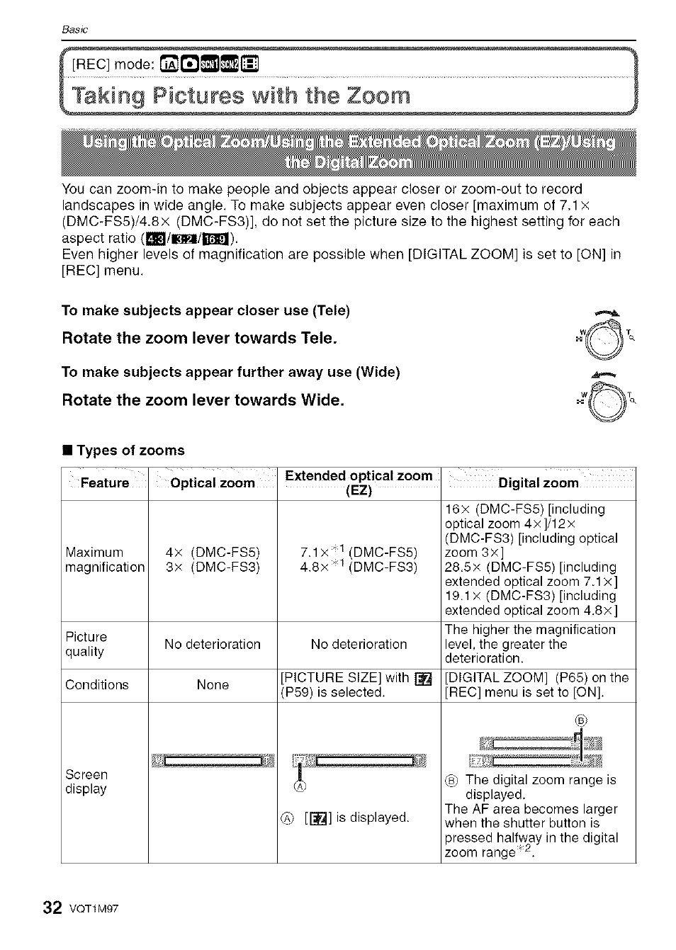 Panasonic DMC-FS5 User Manual | Page 32 / 120