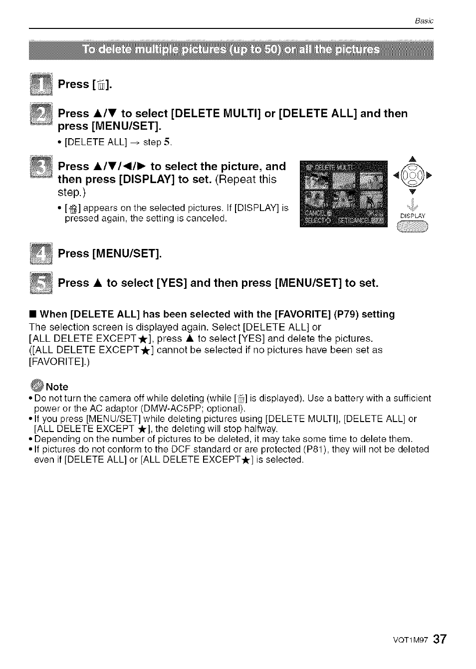 Panasonic DMC-FS5 User Manual | Page 37 / 120