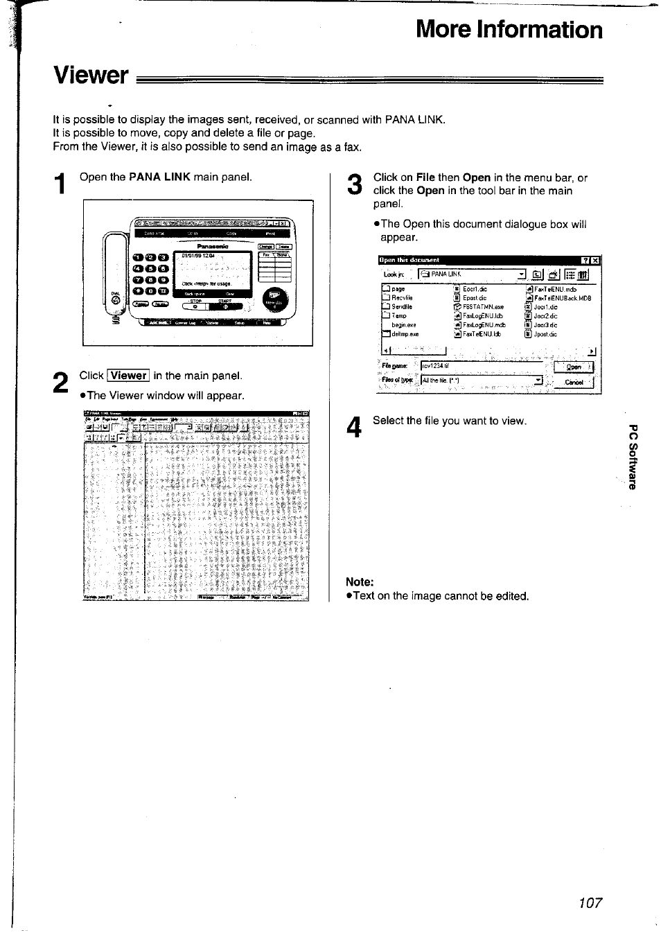 Viewer, Irr^l, More information viewer | Panasonic KXFLM600NZ User Manual | Page 107 / 139