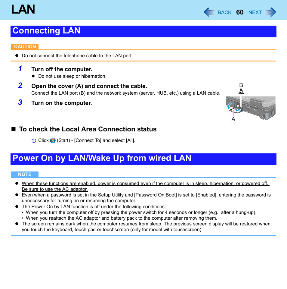 Panasonic CF-52 Series User Manual | Page 60 / 106