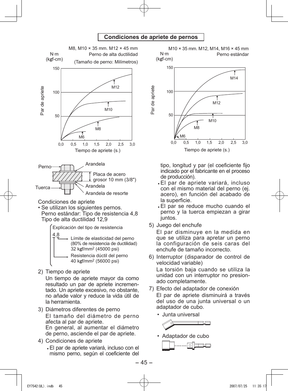 Panasonic EY7542 User Manual | Page 45 / 48