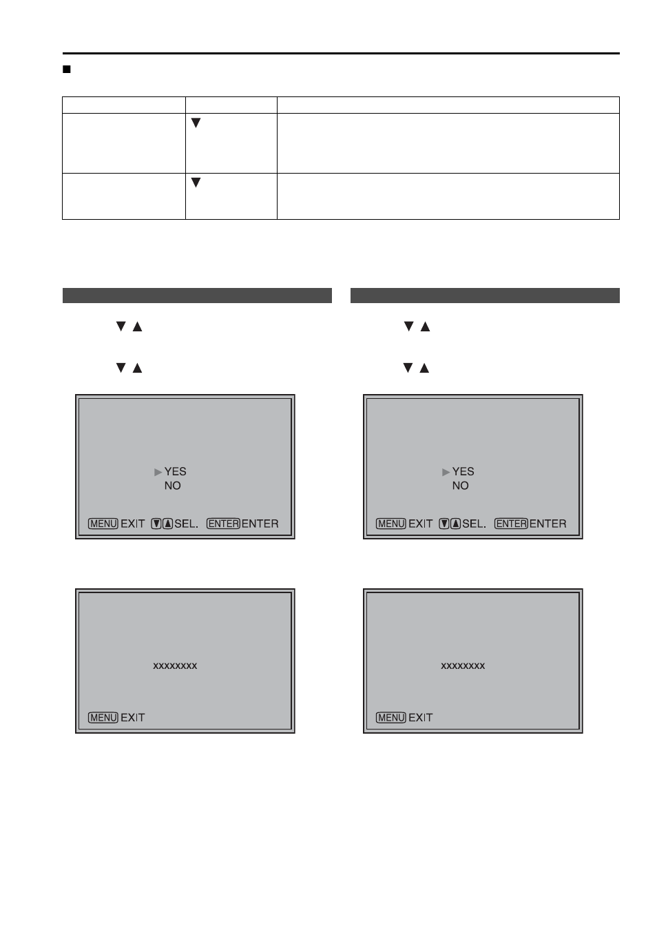 Main menu, Continued) | Panasonic BT-LH2600W User Manual | Page 31 / 56