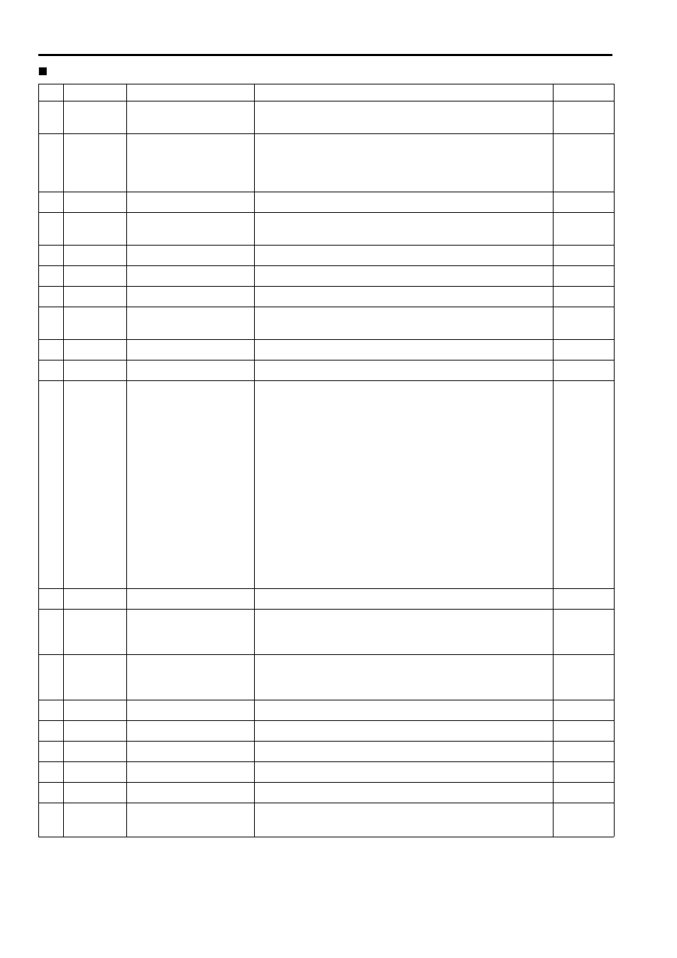 Remote specifications, Continued) | Panasonic BT-LH2600W User Manual | Page 50 / 56