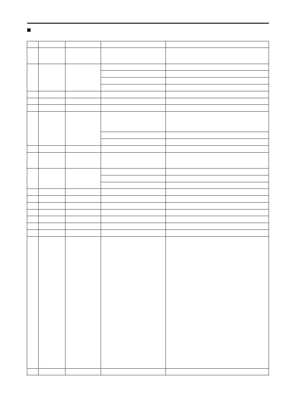 Remote specifications, Continued) | Panasonic BT-LH2600W User Manual | Page 51 / 56