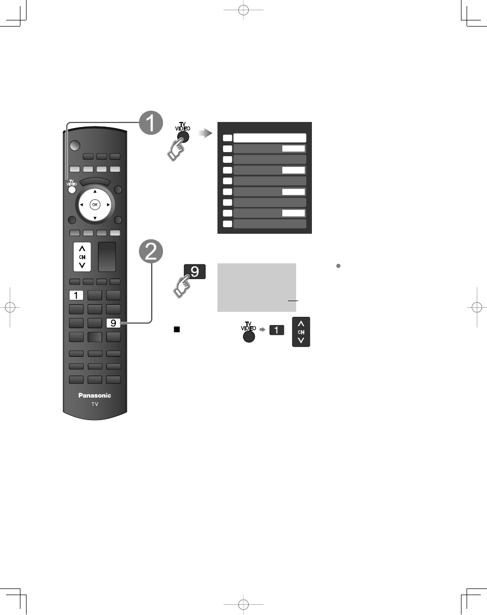 Displaying pc screen on tv, Display the input select menu, Select “pc | Panasonic TC-32LZ800 User Manual | Page 22 / 114