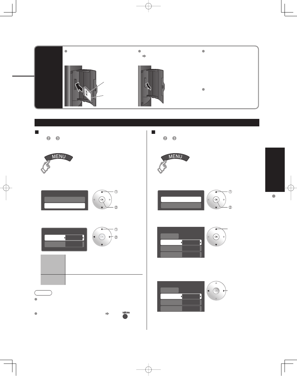 Visión, Para ver imágenes de tarjeta sd tarjeta sd | Panasonic TC-32LZ800 User Manual | Page 79 / 114