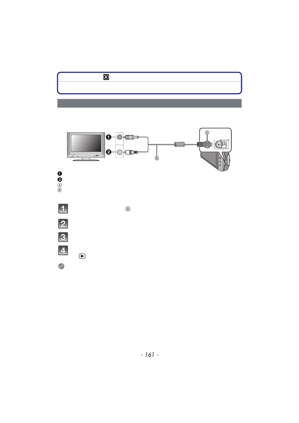 Connecting to other equipment, Playing back pictures on a tv screen, Playing back pictures using the | Av cable (supplied) | Panasonic DMC-FX700 User Manual | Page 161 / 208