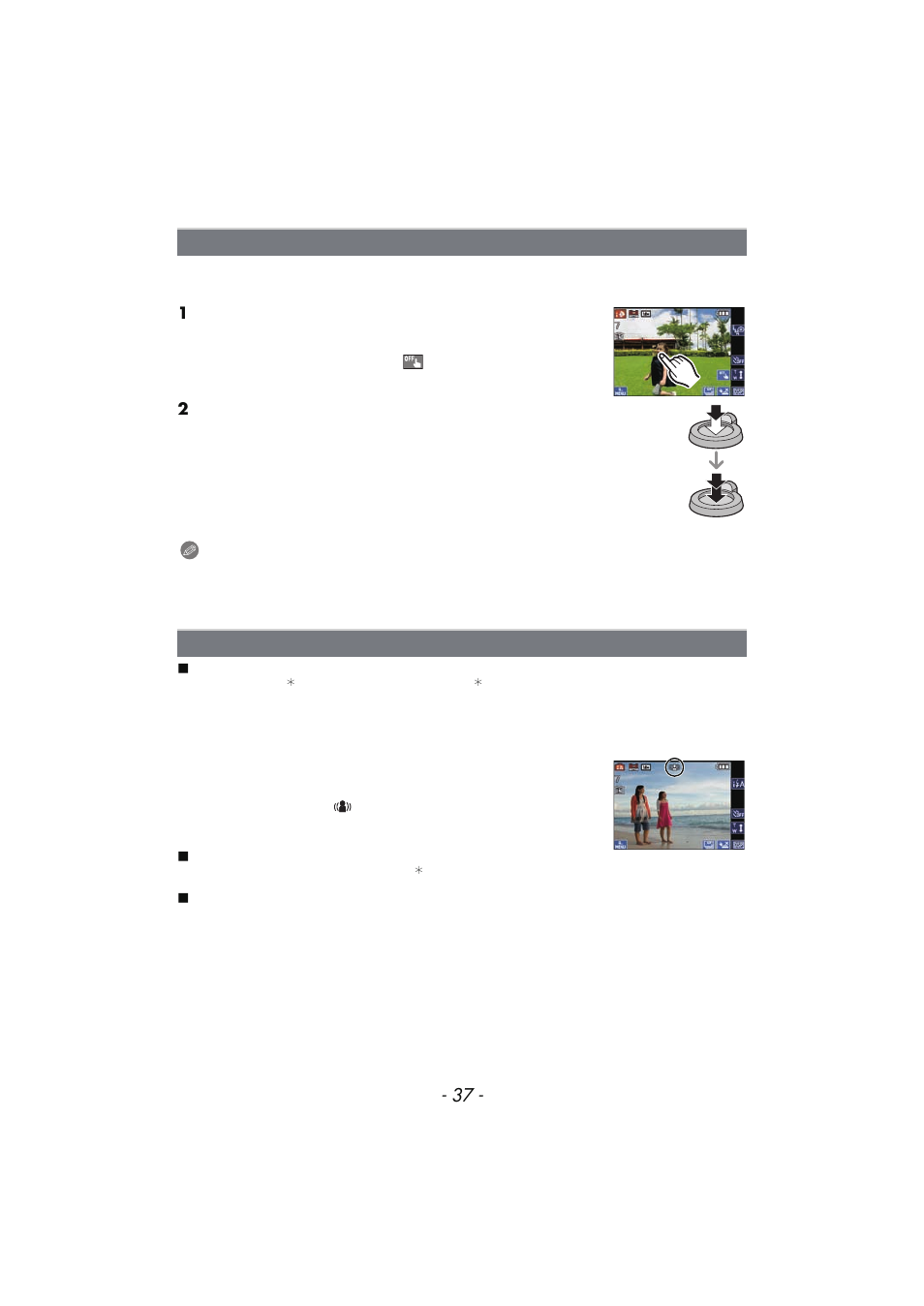Af tracking function, Settings in intelligent auto mode | Panasonic DMC-FX700 User Manual | Page 37 / 208