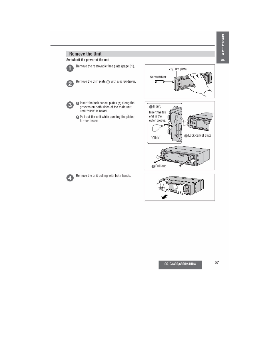 Panasonic CQ-C5100W User Manual | Page 44 / 48