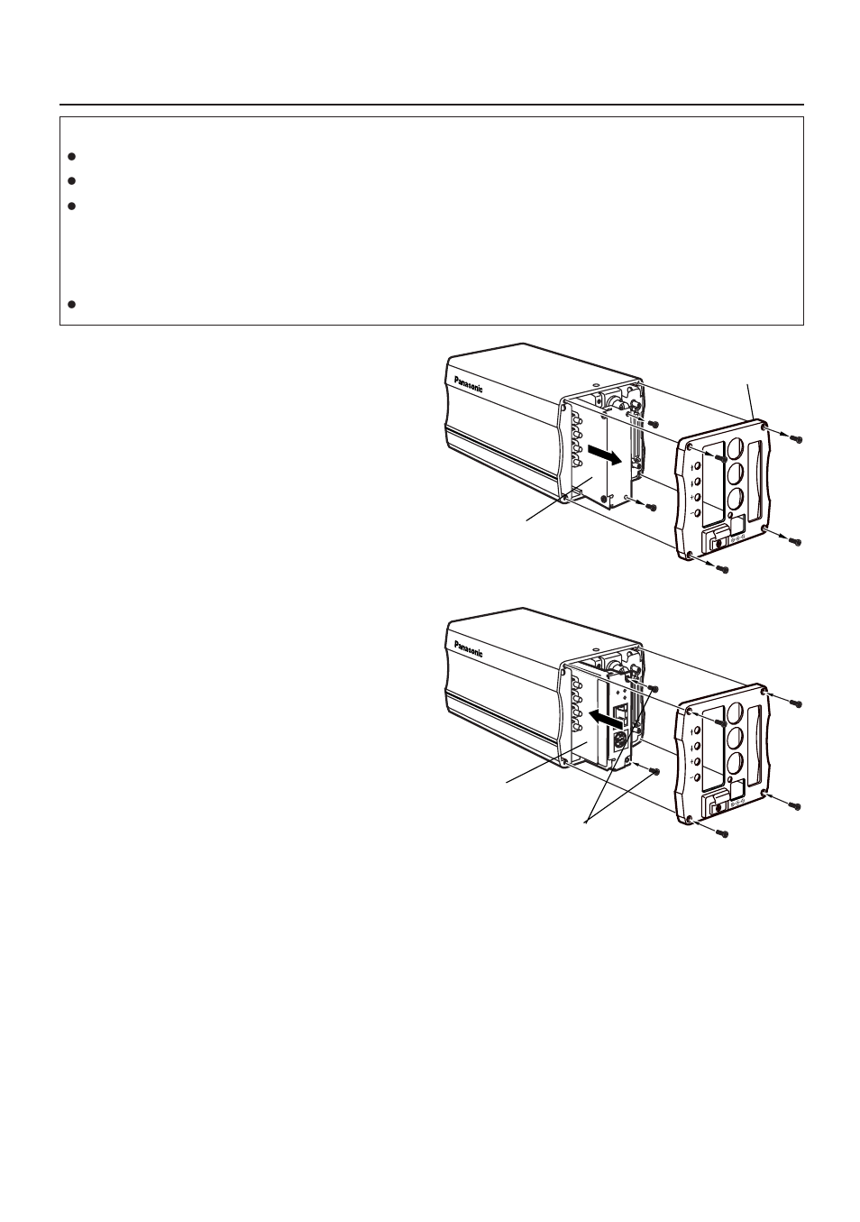 Installation, Ask your dealer to install the card in the camera | Panasonic AW-PB309P User Manual | Page 5 / 20