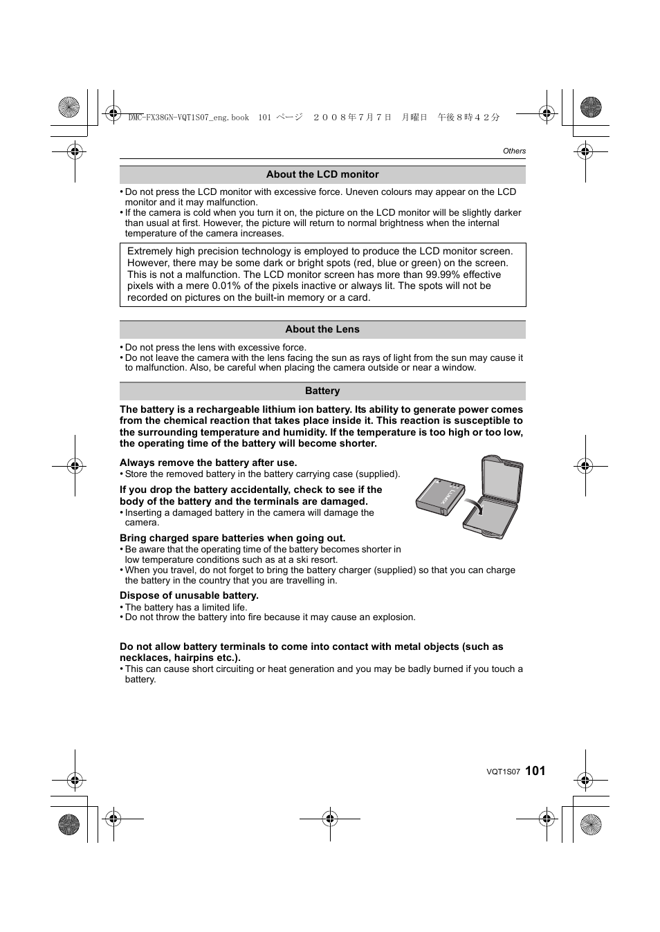 Panasonic DMC-FX38 User Manual | Page 101 / 120