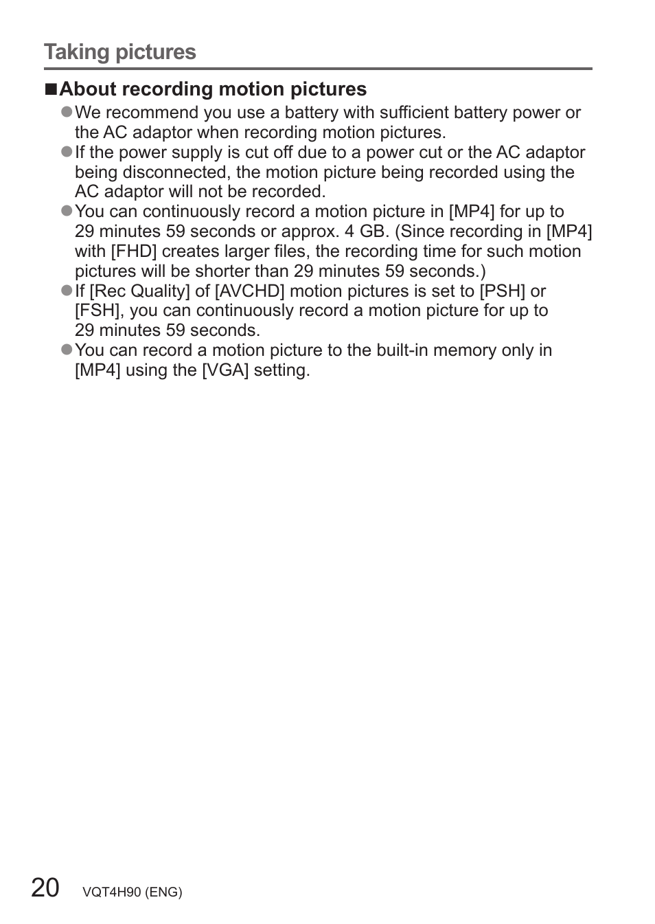 Panasonic DMC-LX7 User Manual | Page 20 / 36
