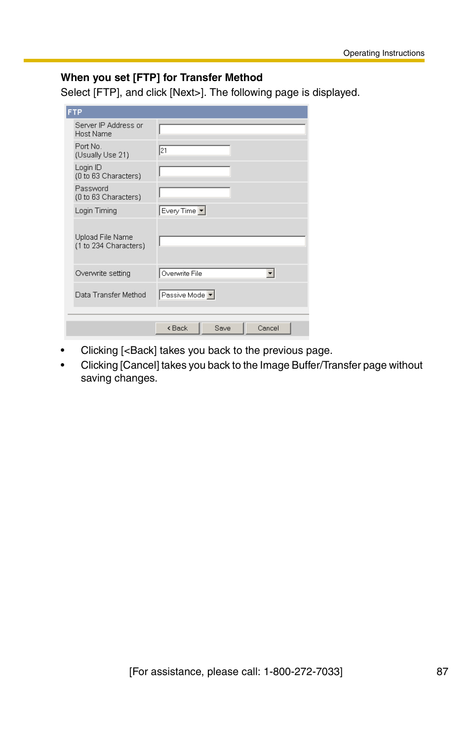 Panasonic BB-HCM331A User Manual | Page 87 / 150