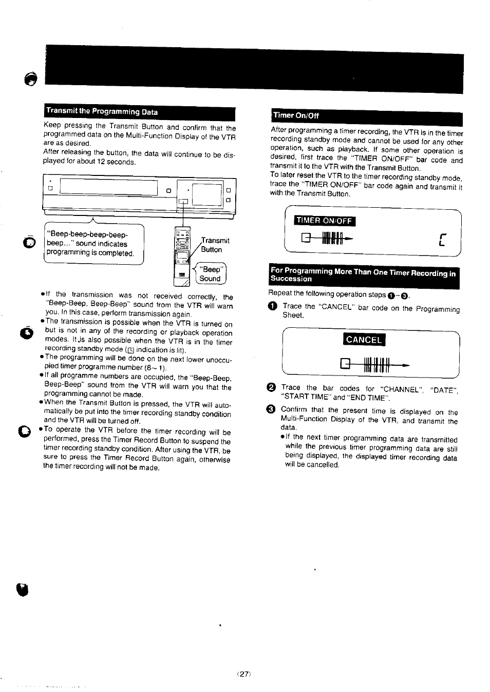 Panasonic NV-J35 User Manual | Page 27 / 35