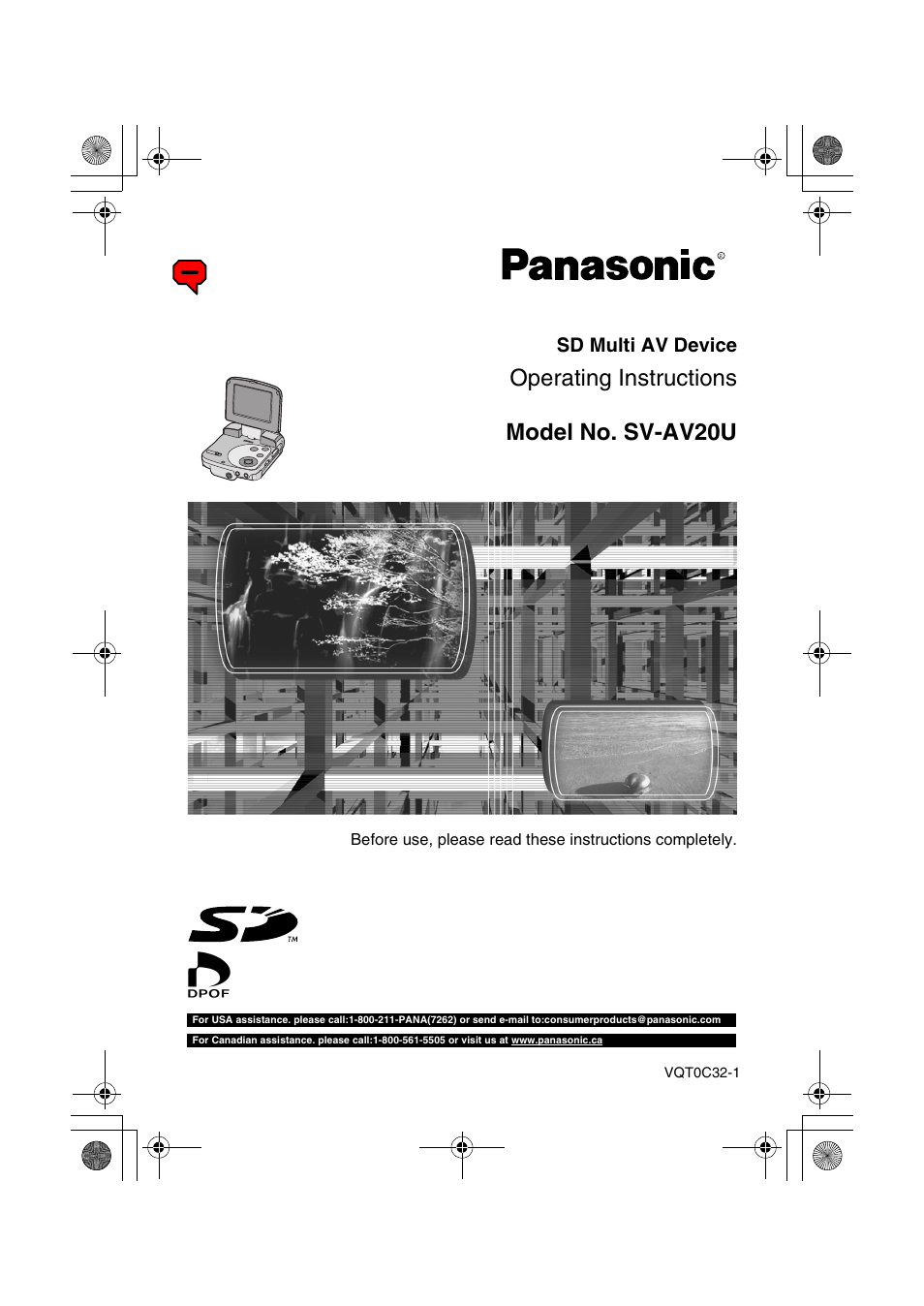 Panasonic SV-AV20U User Manual | 62 pages