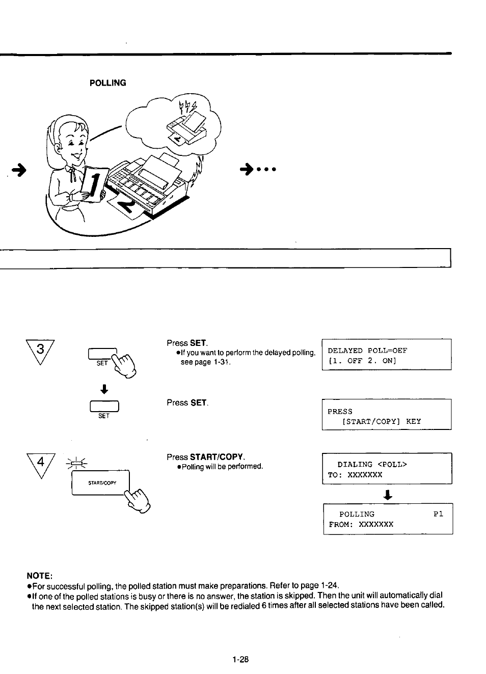 Note | Panasonic KX-F220 User Manual | Page 49 / 132