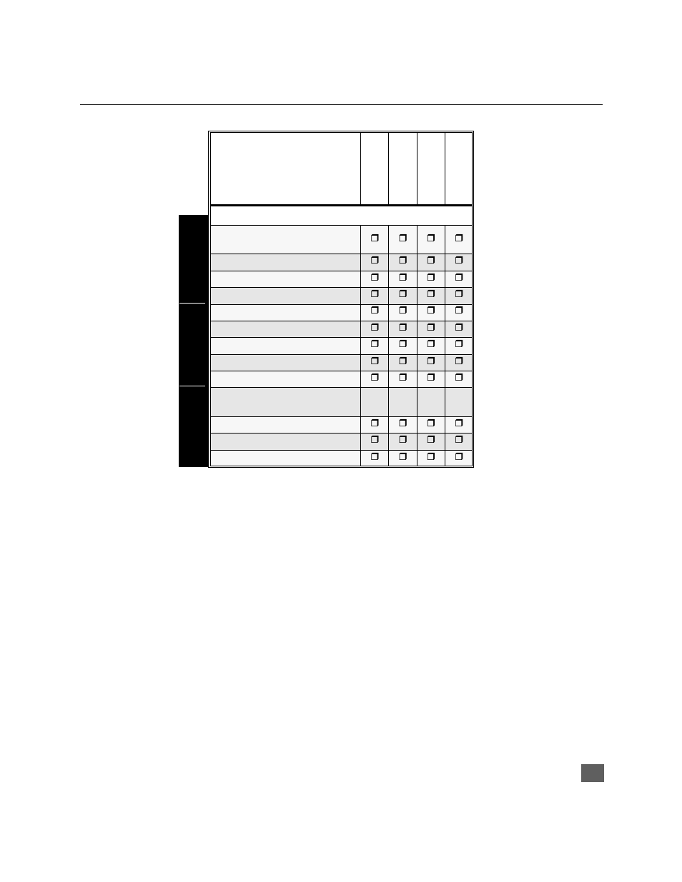Tabla de caracteristicas | Panasonic CT-20SX11 User Manual | Page 23 / 38