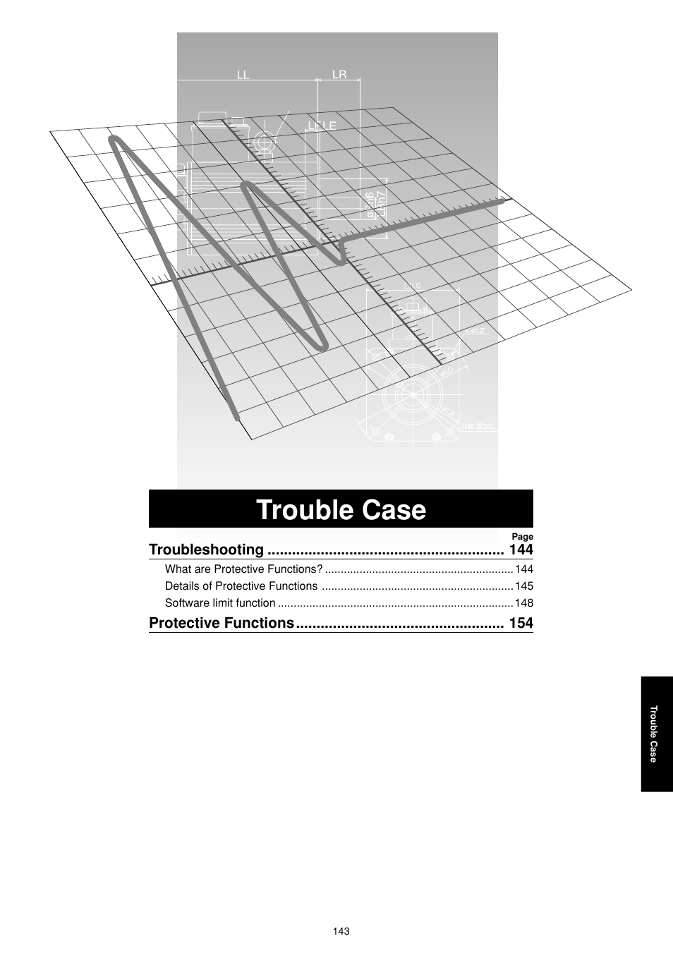 Trouble case | Panasonic MINAS E-series User Manual | Page 143 / 216