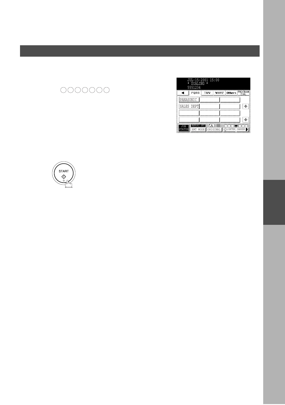 Advanced features, Department code | Panasonic DP-2500/3000 User Manual | Page 121 / 187