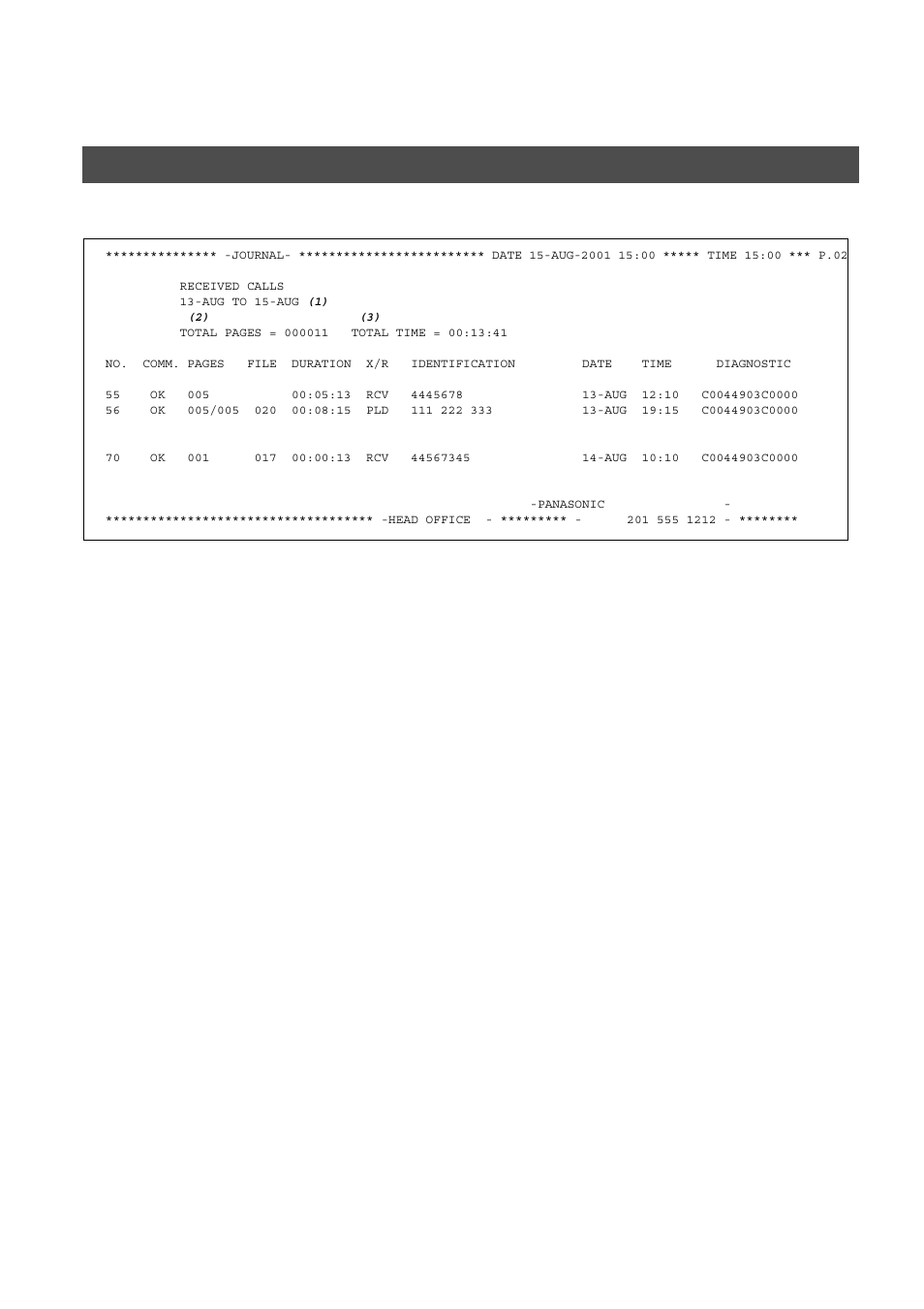 Advanced features, Department code | Panasonic DP-2500/3000 User Manual | Page 126 / 187