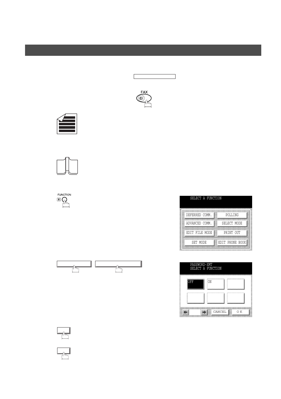 Using password transmission | Panasonic DP-2500/3000 User Manual | Page 134 / 187