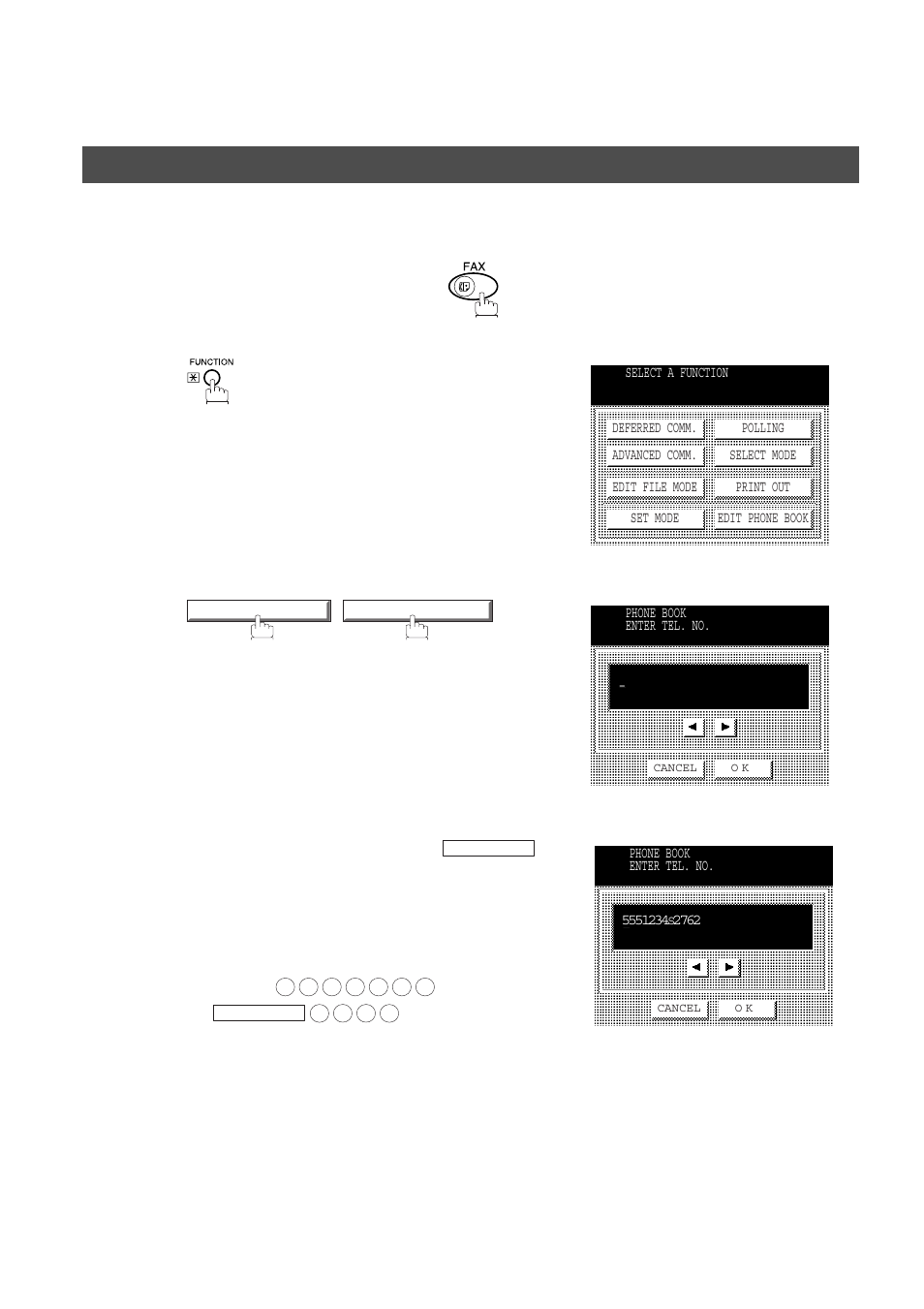 Setting the sub-address into a phone book numbers, Network feature, Sub-addressing | Panasonic DP-2500/3000 User Manual | Page 148 / 187