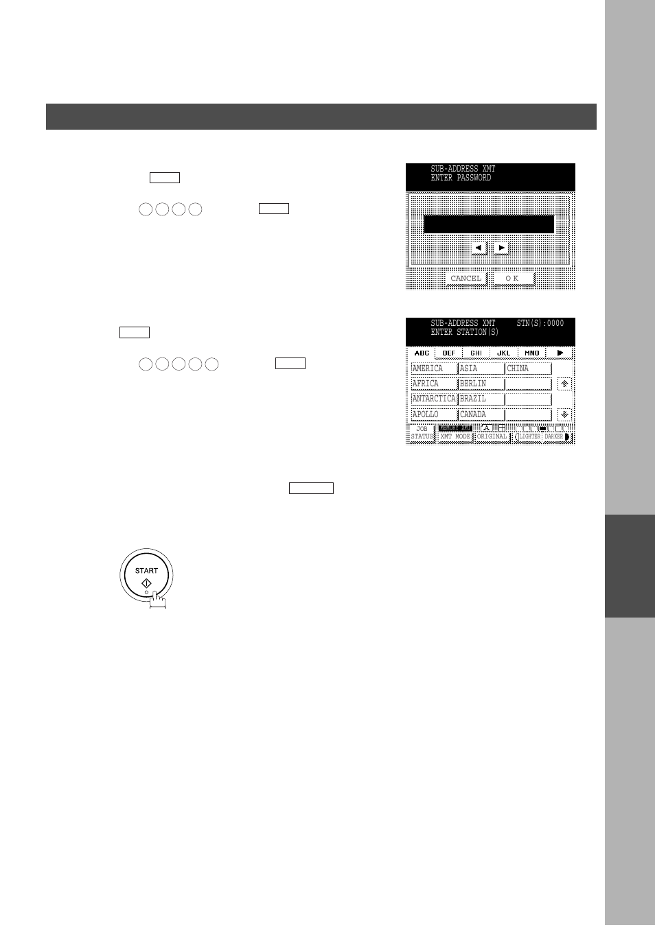 Network feature, Sub-addressing | Panasonic DP-2500/3000 User Manual | Page 153 / 187