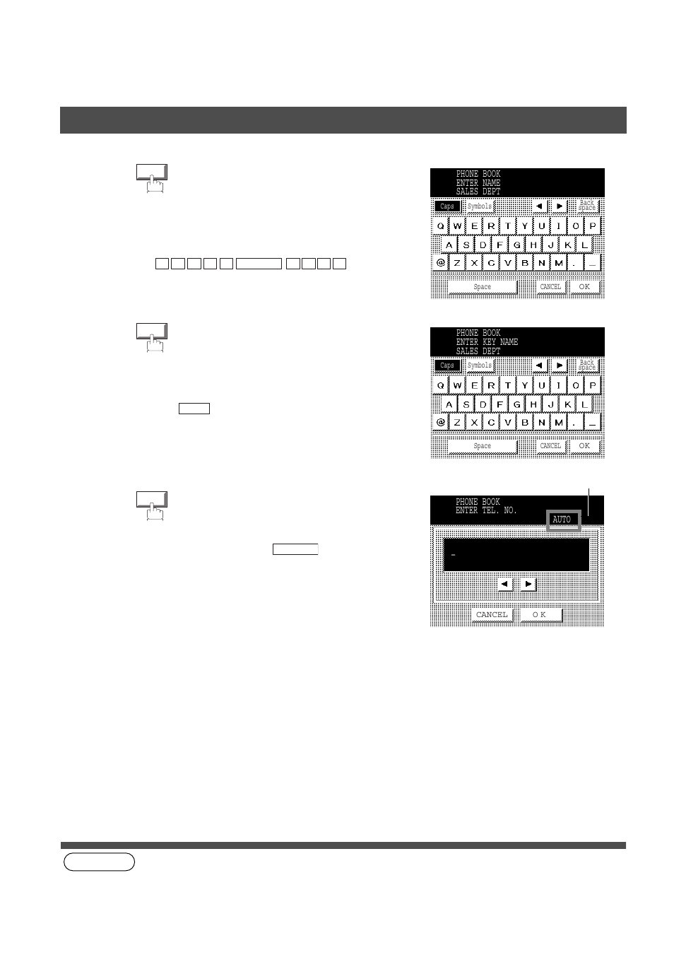 Programming your machine, Phone book | Panasonic DP-2500/3000 User Manual | Page 28 / 187