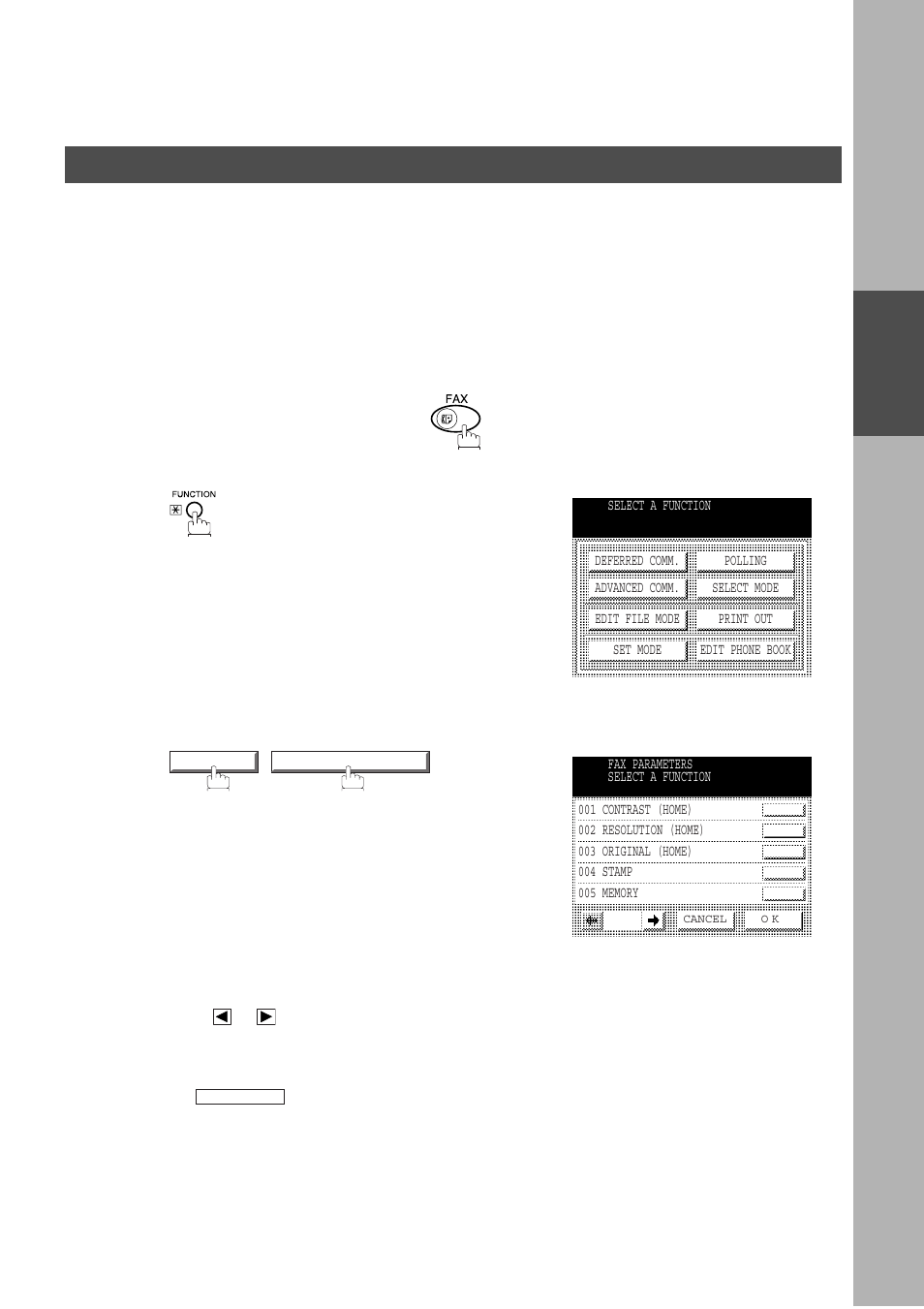 Customizing your machine, Setting the fax parameters, Programming your machine | Panasonic DP-2500/3000 User Manual | Page 33 / 187