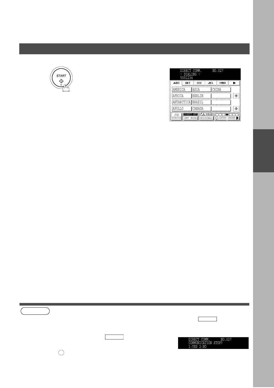 Basic operations, Sending documents | Panasonic DP-2500/3000 User Manual | Page 51 / 187